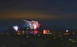 OBRAZEM: Příchod Nového roku v Podbořanech! Povídejte se, jak vypadala noční obloha nad městem