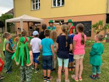 OBRAZEM: V Březně u Chomutova se loučili s budoucími školáky. V mateřince měli na rozloučenou vodnickou show