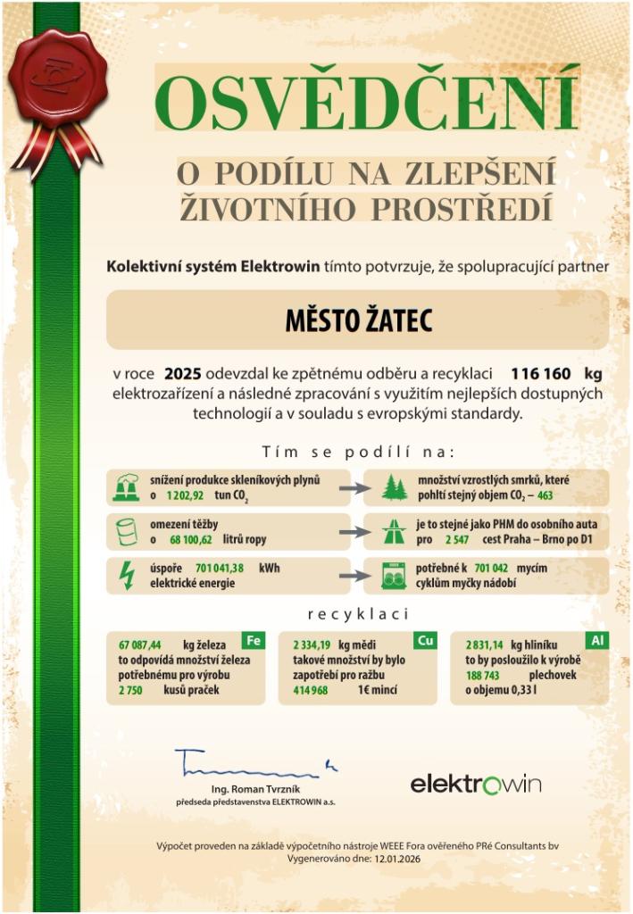 Osvědčení elektrowin 73519