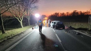 Při úterní nehodě u Strádova na Ústecko se zranili čtyři lidé. Foto: HZS Ústeckého kraje