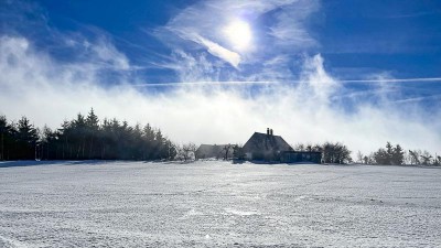 Únor v Krušných horách. Foto: Oldřich Hájek