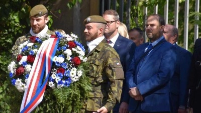 Zástupci města připomenuli 80. výročí od konce druhé světové války
