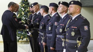 Slavnostní předávání služebních medailí a medailí cti. Foto: Policie ČR