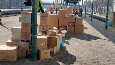 České dráhy připravily už čtvrtý vlak pro uprchlíky z Ukrajiny, bude jezdit v Polsku