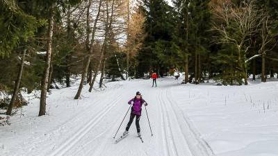 Běžkování na Klínech. Foto: e-deniky.cz