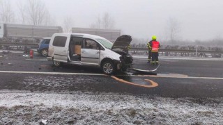 Nehoda na D7. Foto: Michal Hrdlička