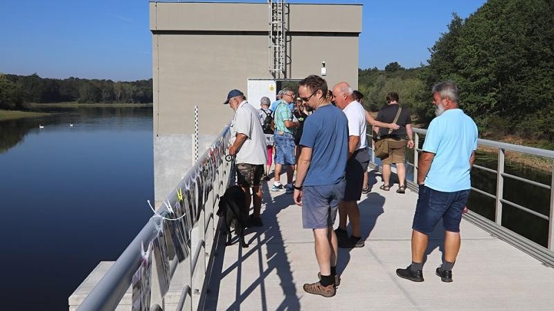 Vodní dílo Vidhostice navštívily stovky návštěvníků. Foto: Povodí Ohře