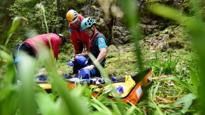 Horskou službu v Krušných horách zaměstnávali nejvíce cyklisté