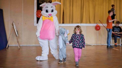 OBRAZEM: Děti si v Kryrech užily Sportovní odpoledne s velikonočním zajíčkem