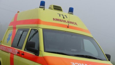 Auto u Vršovic narazilo do stromu, zraněného řidiče vyprošťovali ven hasiči