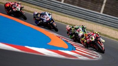 Nedělní závod WorldSBK v Mostě. Foto: Autodrom Most