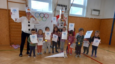 Zimní olympiáda v MŠ Bitozeves. Foto: MŠ Bitozeves