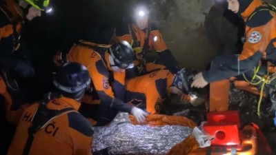 VIDEO: Hasiči zachraňovali člověka z důlní štoly. Naštěstí jen cvičně