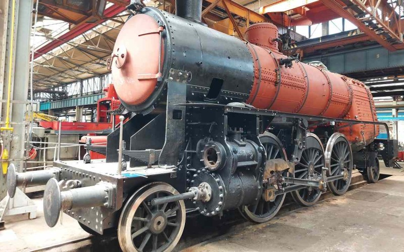 Parní lokomotiva 365.024 z roku 1923. Foto: ČD