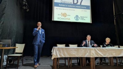 Louny hostily setk&aacute;n&iacute; o rozvoji, t&eacute;matem byla d&aacute;lnice D7 i nov&eacute; čtvrti