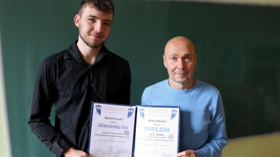 NAPSALI JSTE NÁM: Michal Kordoš ze SPŠE Žatec zazářil v soutěži Středoškolská odborná činnost