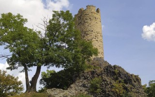 Věž hradu Skalka. Foto: Jitka Fárová