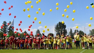 FOTO: Dvě stovky dětí závodily na první Olympiádě školek v Žatci