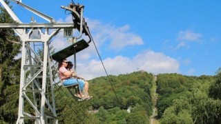 Lanovka na Komáří vížku je nejdelší jednoúsekovou osobní lanovkou ve střední Evropě. Foto: město Krupka