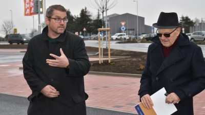 Slavnostního otevření se zúčastnil starosta Žatce Radim Laibl. Foto: město Žatec