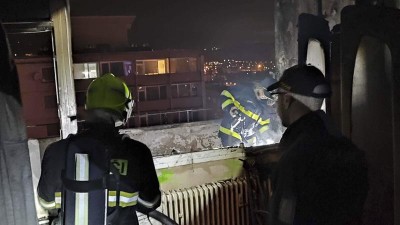 Vyhořelý byt v Mostě. Foto: HZS Ústeckého kraje