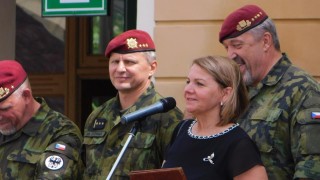 Elitní vojenská brigáda ze Žatce má nového velitele. Foto: MÚ Žatec