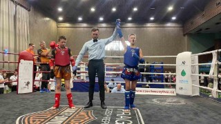 Mistr republiky v Muay thai Maxim Greisiger. Foto zdroj: Žatecký maják