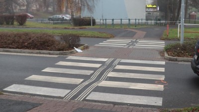K nehodě do&scaron;lo na frekventovan&eacute; silnici na přechodu pro chodce. Foto: Policie ČR