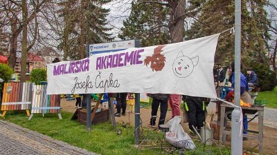 FOTO: Podbořany opět hostily Malířskou akademii Josefa Čapka