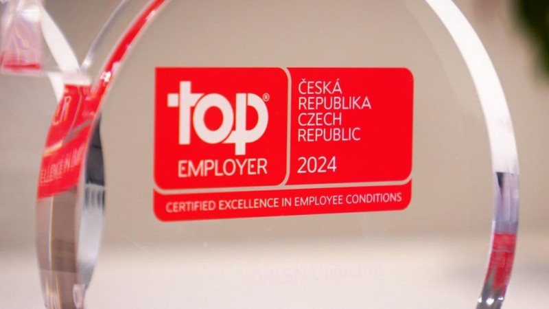 Ocenění pro nejlepšího zaměstnavatele v Evropě. Zdroj: ORLEN Unipetrol