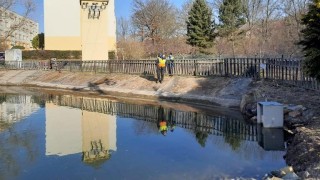 V Žiželicích pokračuje rekonstrukce rybníka. Foto: Helena Makuková