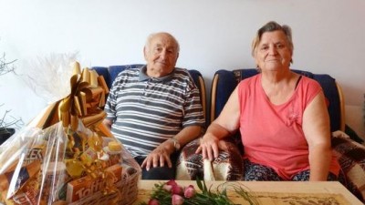 60 let společného života! Manželé Kušejovi ze Žiželic oslavili diamantovou svatbu