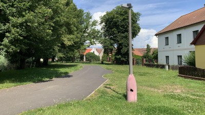 V Číňově začne rekonstrukce veřejného osvětlení. Foto: Jitka Fárová