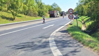Práce na silnici započali v první polovině srpna. Foto: ŘSD