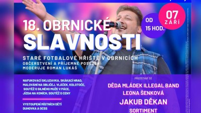 Obrnické slavnosti opět lákají na prima program. Zdroj: Obrnice