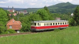 Podkrušnohorský motoráček na Kozí dráze. Foto: Ústecký kraj