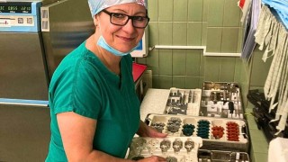 Vrchní sestra Centrálních operačních sálů a centrální sterilizace Markéta Svobodová. Foto: Nemocnice Kadaň