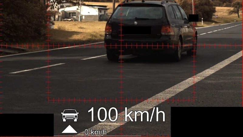 Tento řidič překročil rychlost o 50km/h. Foto: Policie ČR